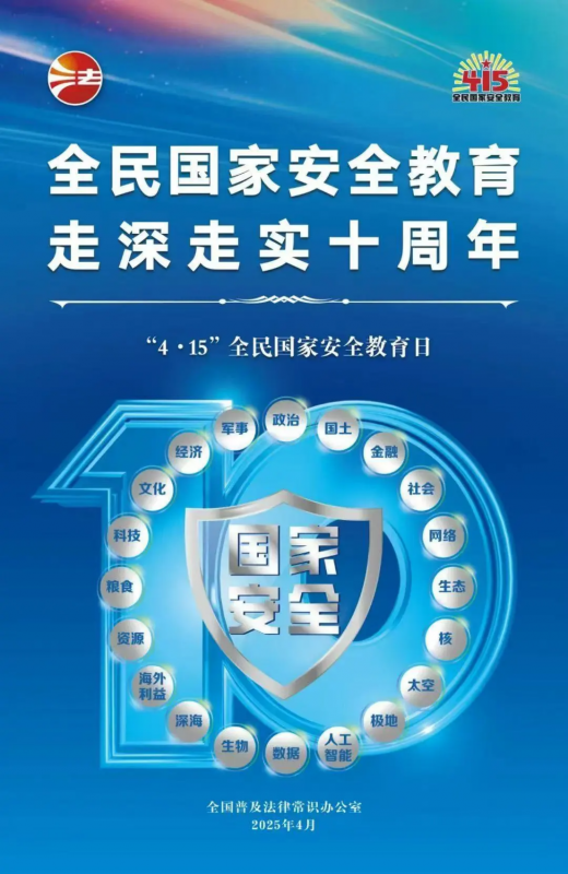 415全民国家安全教育日 | 全民国家安全教育，走深走实十周年